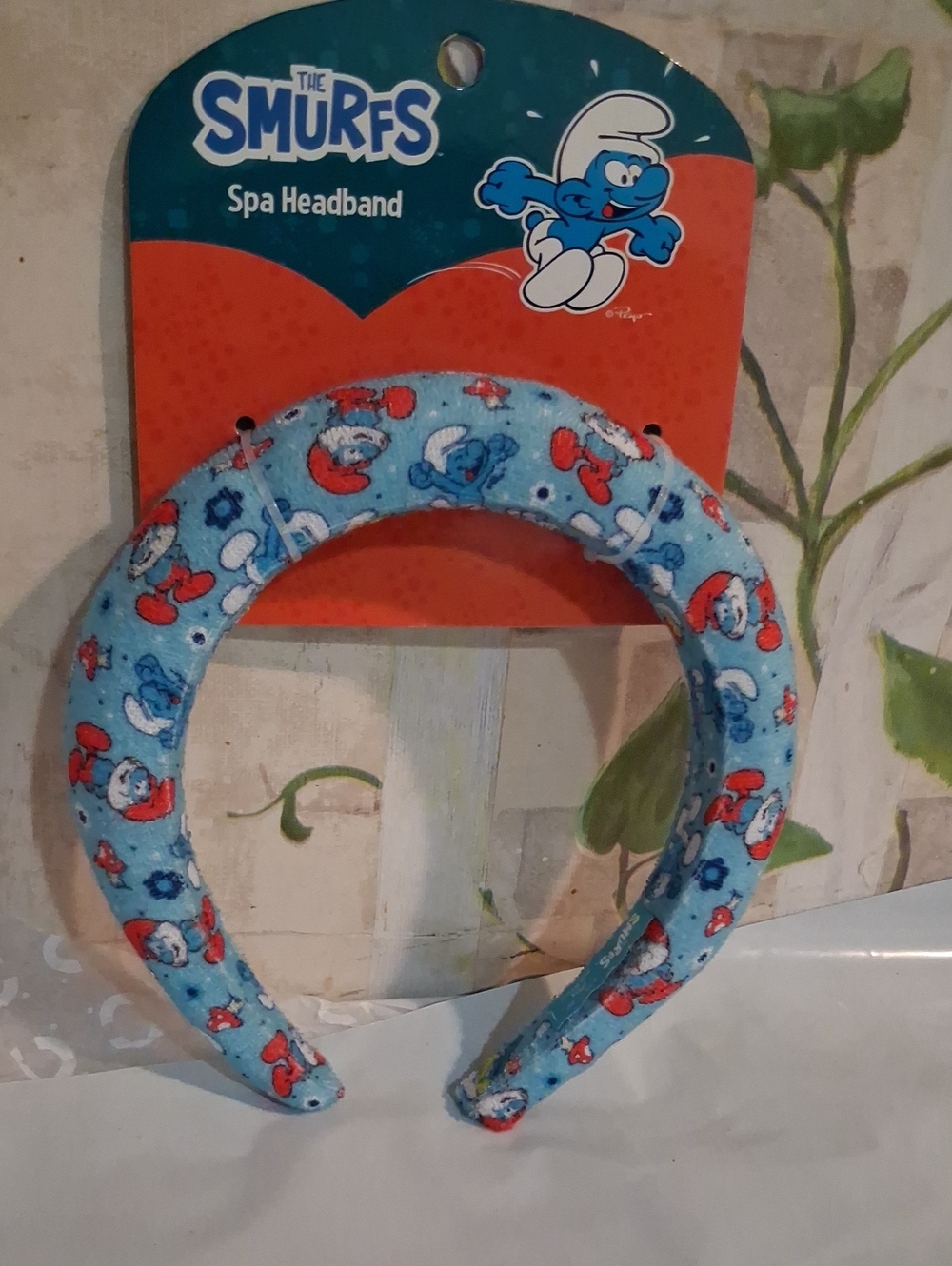 SMURFS Spa Headband Women Nwt